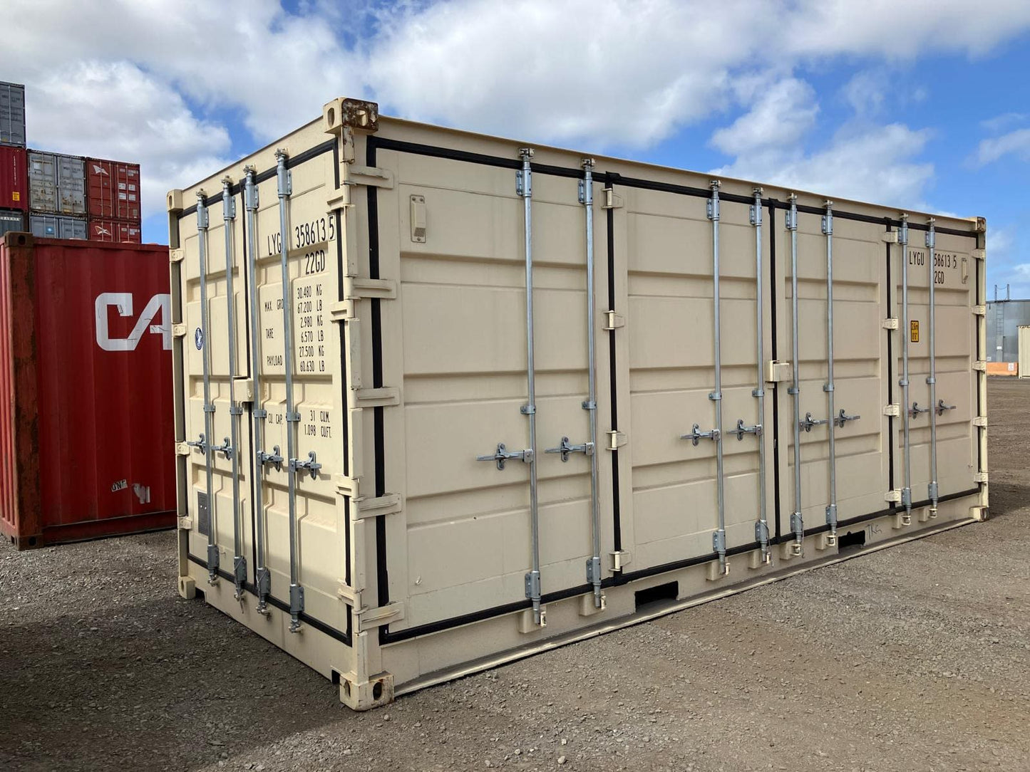 New 20 Foot Open Side Container - Easy Access and Spacious