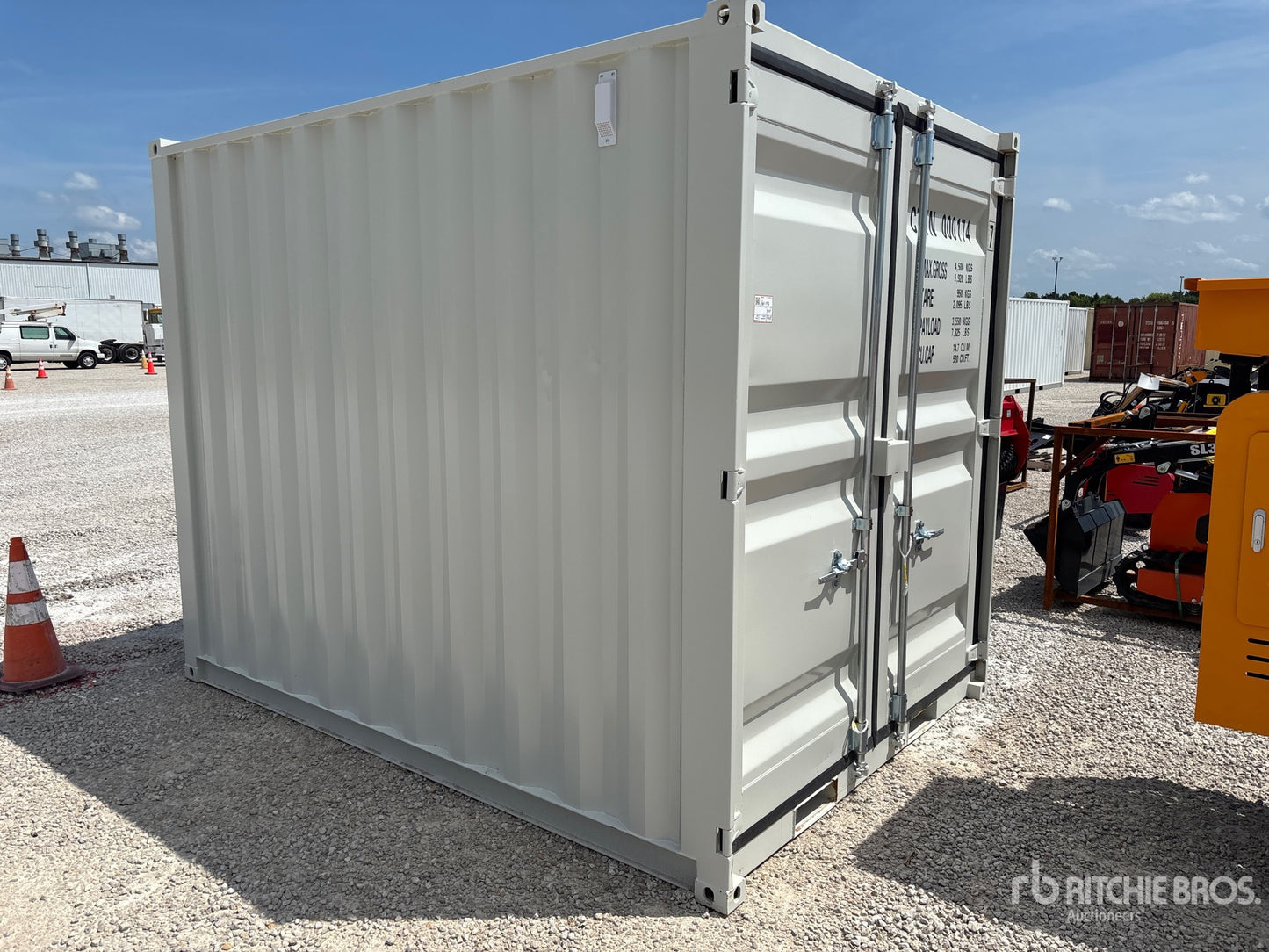 10 Foot Container with Manhole Door and Insulated Window - Ideal for Secure and Comfortable Storage