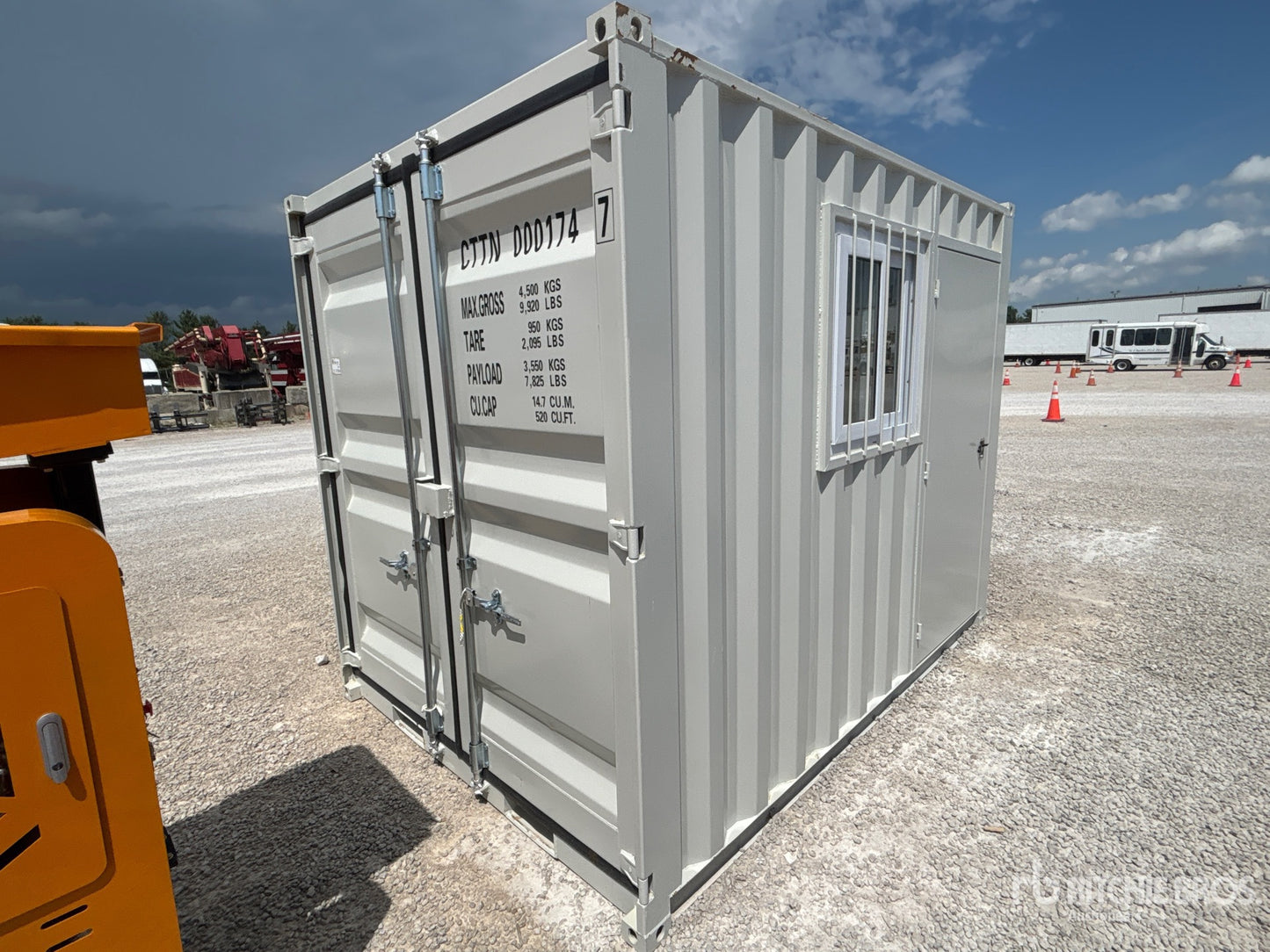 10 Foot Container with Manhole Door and Insulated Window - Ideal for Secure and Comfortable Storage