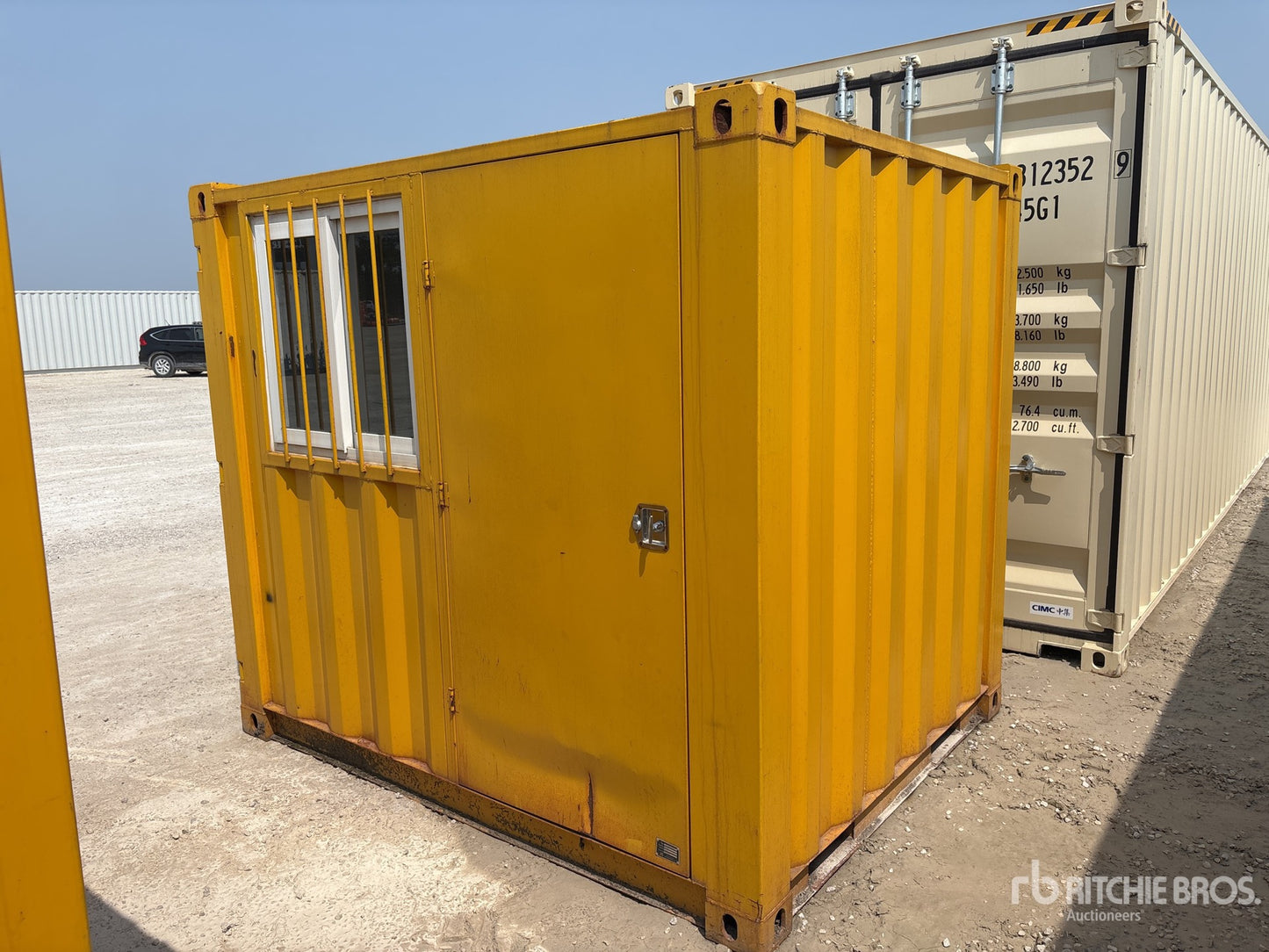 10 Foot Container with Manhole Door and Insulated Window