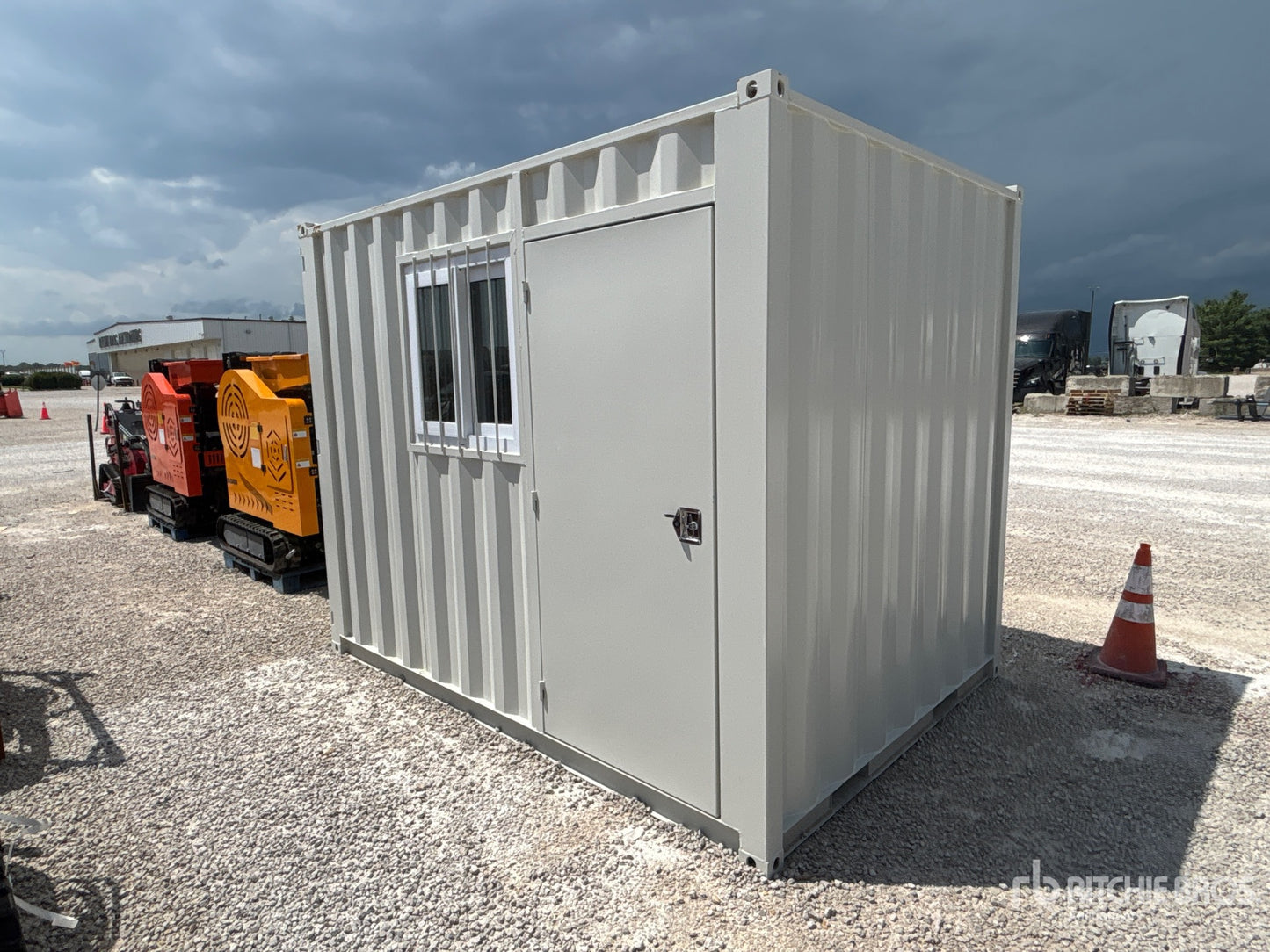 10 Foot Container with Manhole Door and Insulated Window - Ideal for Secure and Comfortable Storage