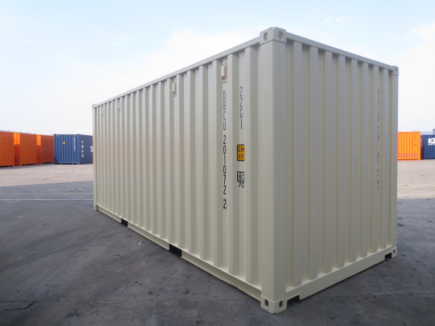Containers 20 Pieds par 8 Standards neuf – Stockage Pratique et Fiable
