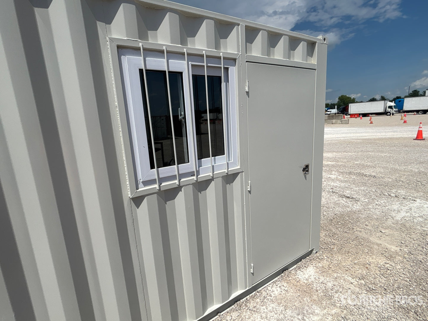 10 Foot Container with Manhole Door and Insulated Window - Ideal for Secure and Comfortable Storage