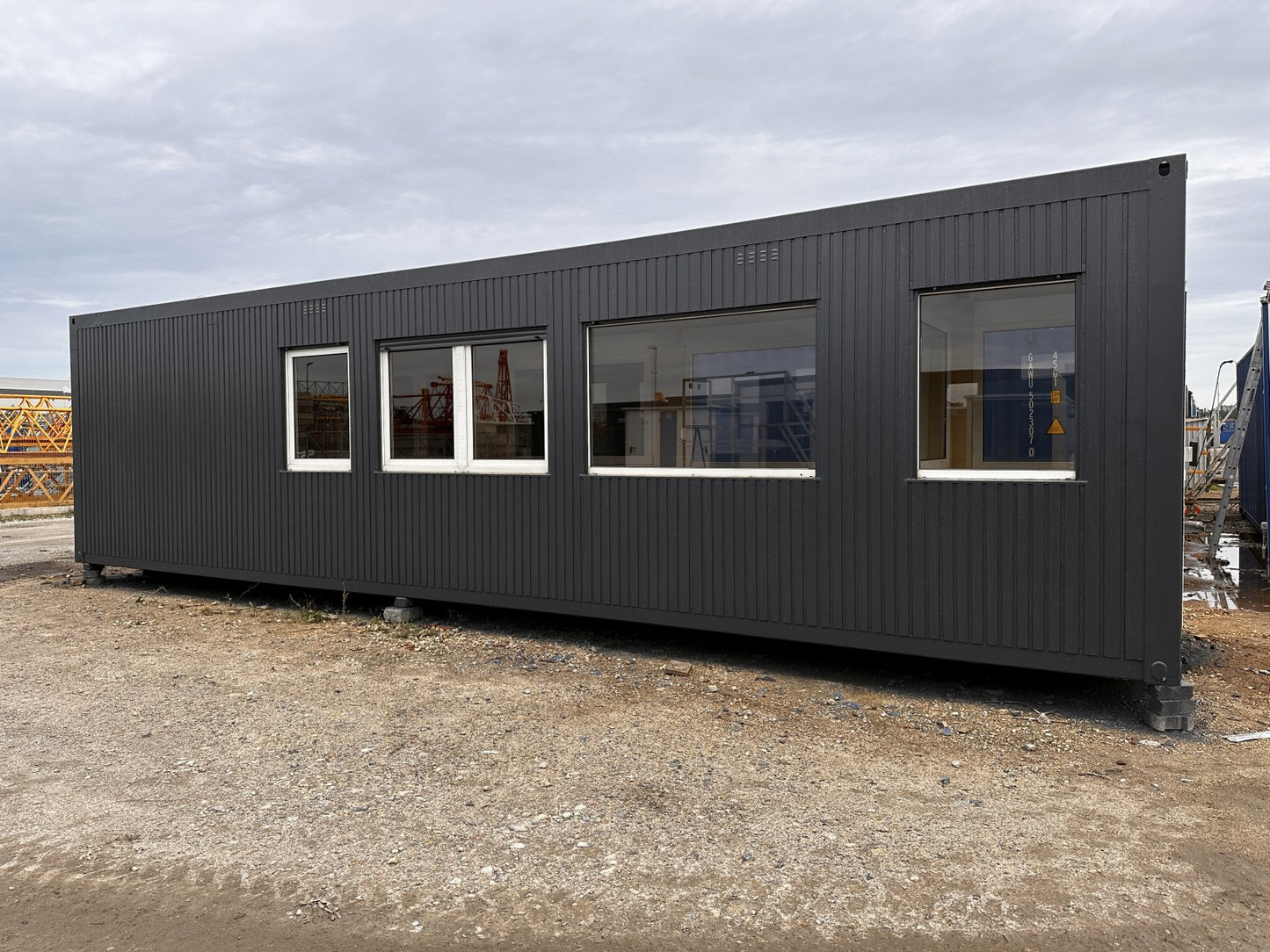 Container mobile 40 pieds x 8 adapté pour salle de gym