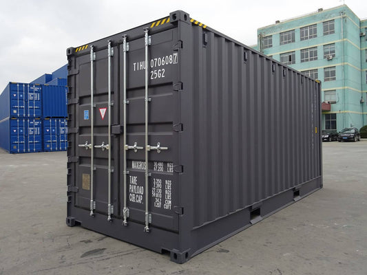 20 Foot Open Side Container New - Easy Access and Spacious for Storage and Transport Grey