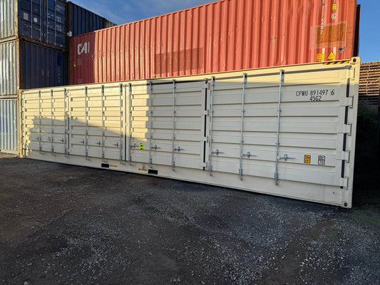40 Foot HC Open Side Container - Flexible Access and Extra Large Storage Space