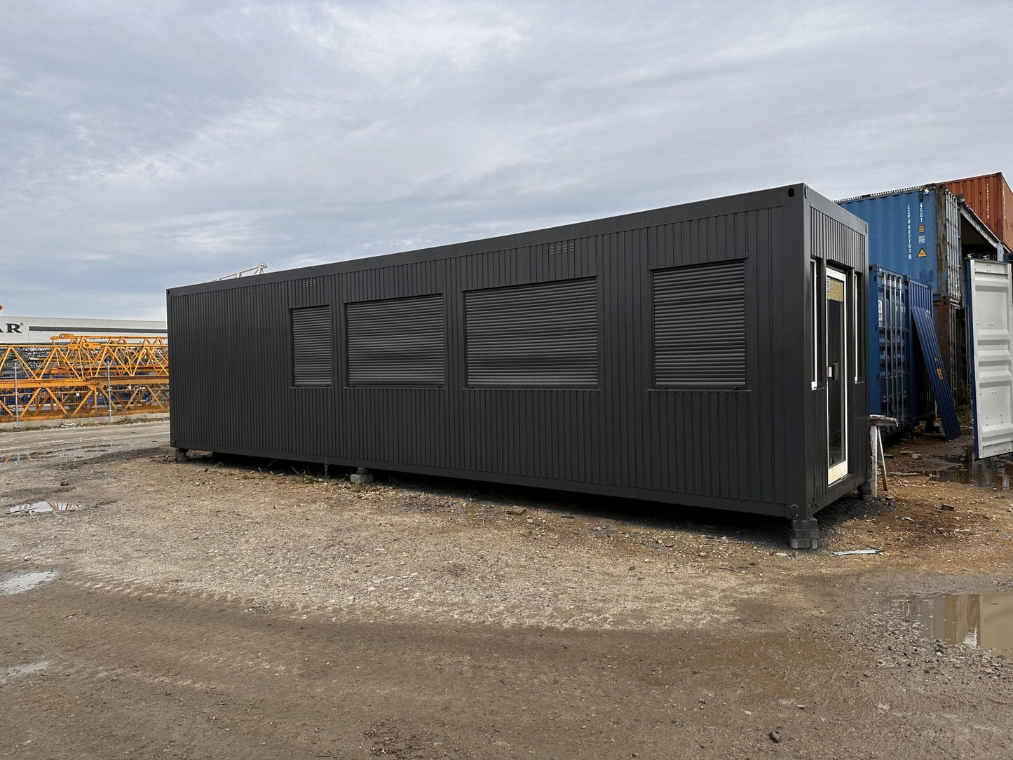 Container mobile 40 pieds x 8 adapté pour salle de gym