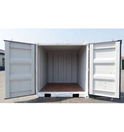 Used 10 Foot White Container - Economical Solution for Storage and Transport