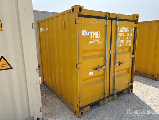 10 Foot Container with Manhole Door and Insulated Window