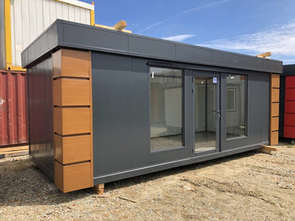 Neuf Container bureau mobile 20 pieds x 8, intérieur et extérieur finis