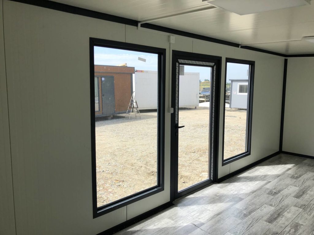 Neuf Container bureau mobile 20 pieds x 8, intérieur et extérieur finis