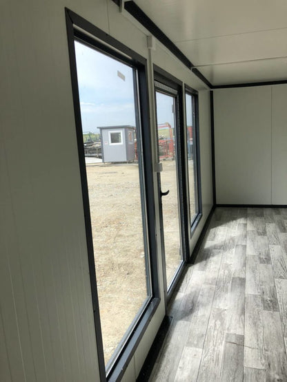 Neuf Container bureau mobile 20 pieds x 8, intérieur et extérieur finis