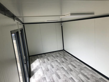 Neuf Container bureau mobile 20 pieds x 8, intérieur et extérieur finis