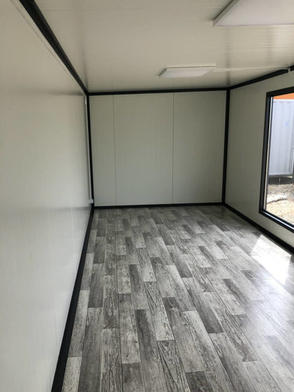 Neuf Container bureau mobile 20 pieds x 8, intérieur et extérieur finis