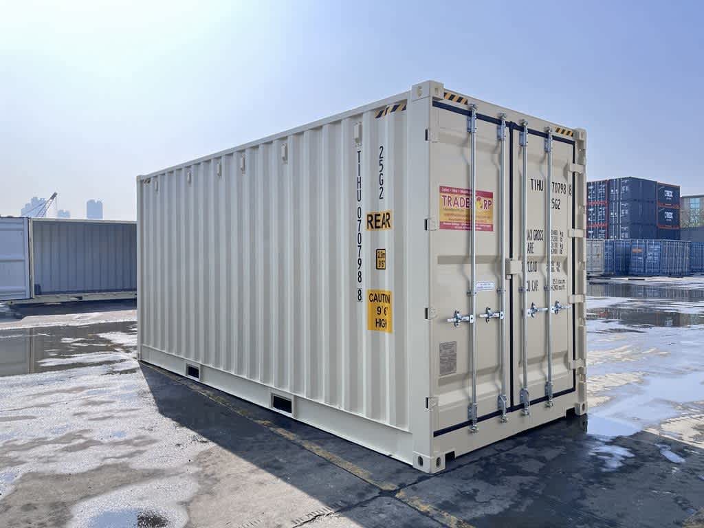 New 20 Foot Open Side Container - Easy Access and Spacious for Storage and Transport
