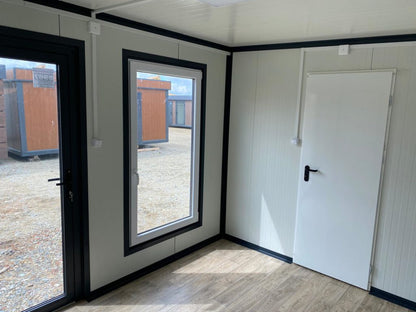 Container bureau mobile 20 pieds x 8, intérieur et extérieur finis, style classique