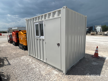 10 Foot Container with Manhole Door and Insulated Window - Ideal for Secure and Comfortable Storage