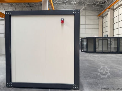 20-Foot Mobile Office with Steel Frame and Glass Covering - Ready to Use