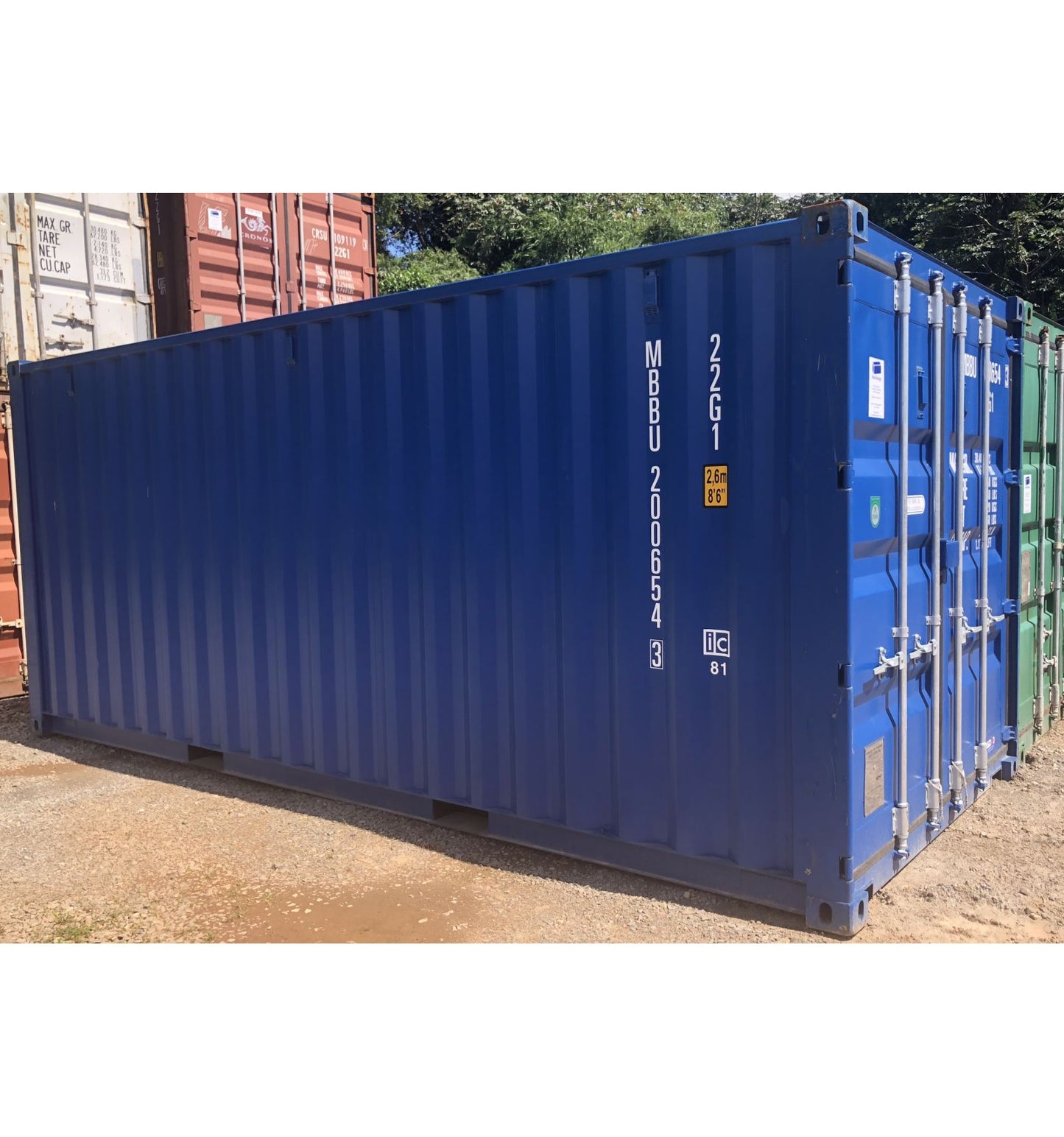 Container Standard 20 Pieds par 8  – Grande Capacité, Haute Sécurité