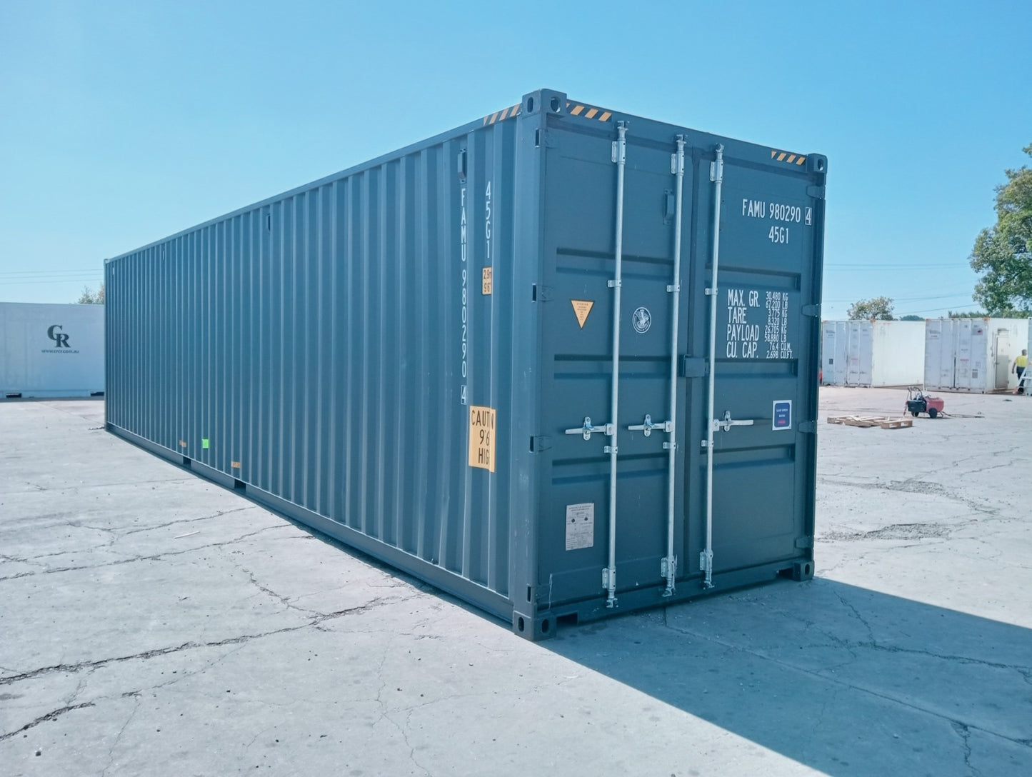 40 Foot HC (High Capacity) Container - Extra Large and Durable Storage Space