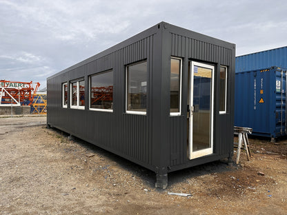 Container mobile 40 pieds x 8 adapté pour salle de gym