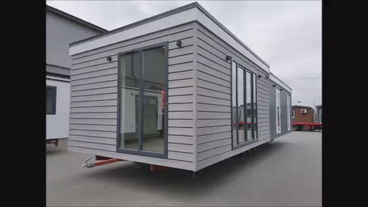 Maison container 40 pieds, lumineuse, meublée, isolée, type T2, finition haut de gamme